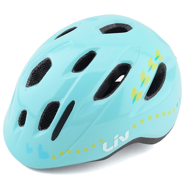 Шлем велосипедный Giant LENA GLOSS AQUA 46-51CM WITH DIAL FIT SYSTEM WITH BUG NET CPSC/CE Красный 800002259 photo 2