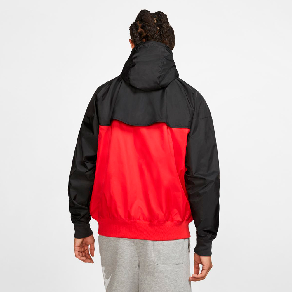 Jachetă Nike M NSW HE WR JKT HD L Negru-rosu pentru bărbați  photo 4