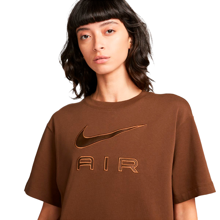 Tricou Nike W NSW TEE BF AIR L Maro Femei photo 3