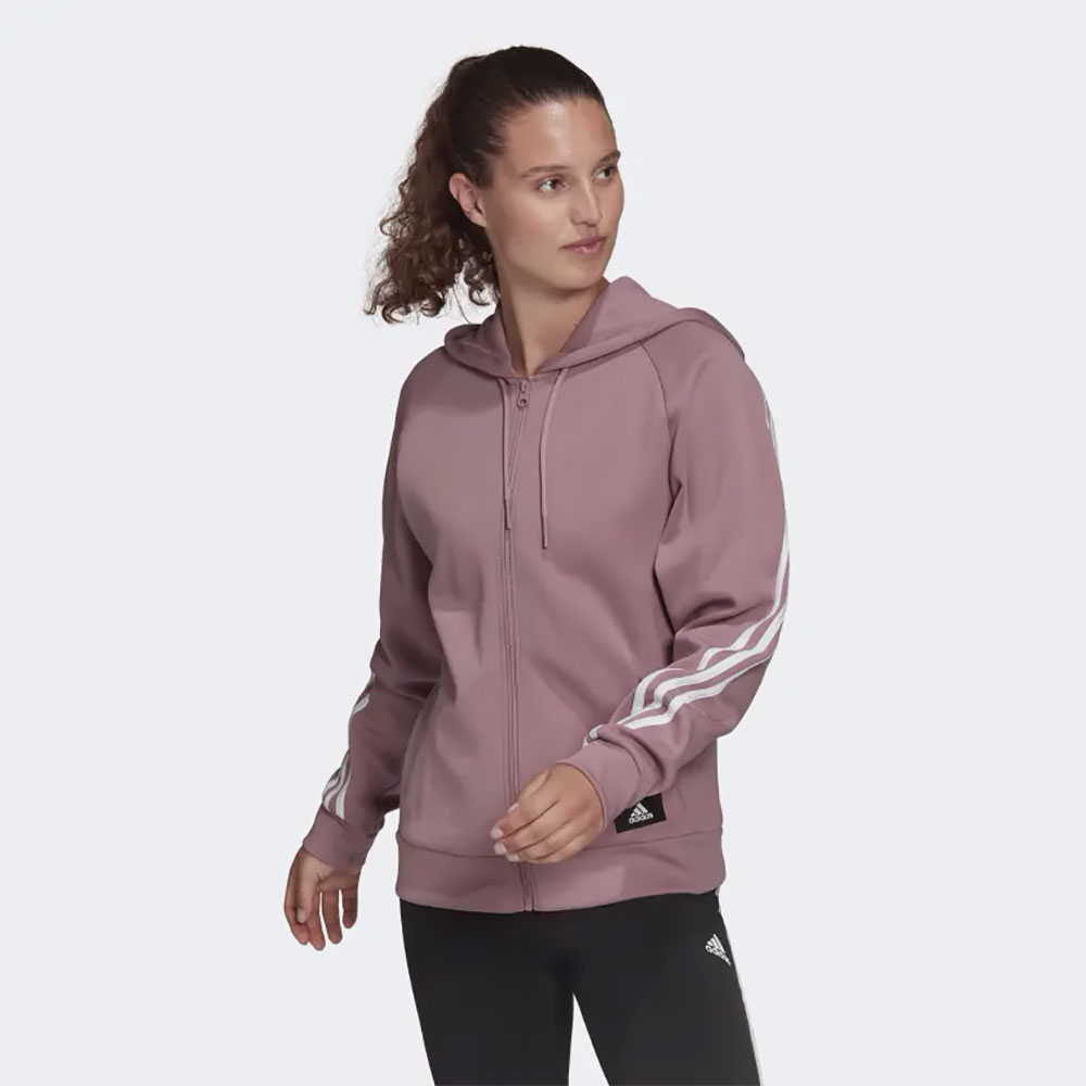 Hanorac Adidas W FI 3S FZ REG 2XS Roz Femei photo 3