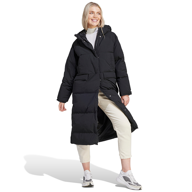 Куртка Adidas W BIG BAFFLE C 2XS Черный Женский photo 6