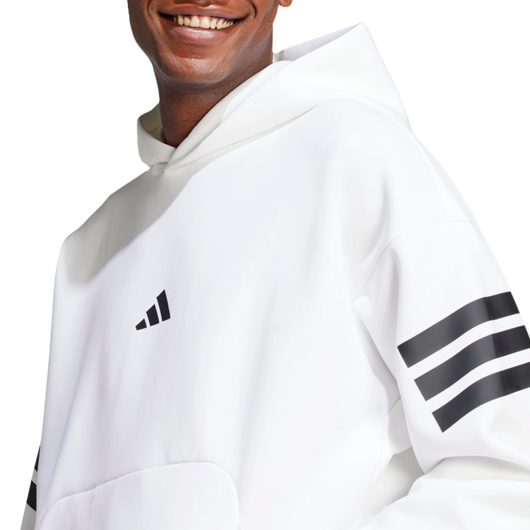 Мужская Толстовка Adidas M FI 3S HD XS Белый photo 2