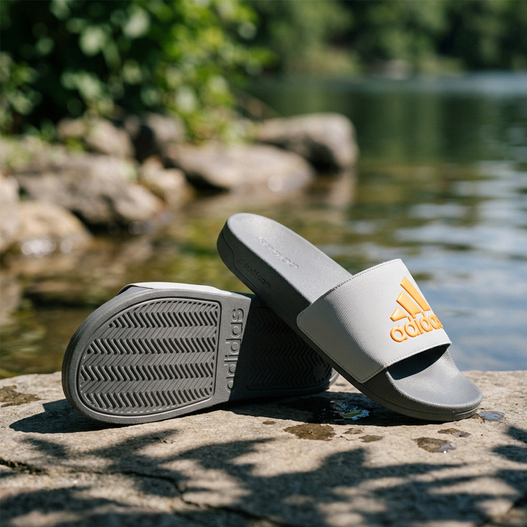 Slapi Adidas ADILETTE SHOWER pt Barbati / 36.5 / Gri photo 5