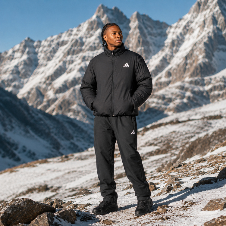 Куртка мужская Adidas ESS PUF D JKT S Черный photo 4