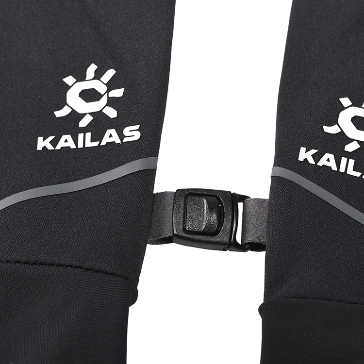Manusi de trekking Kailas Half-finger Trekking Gloves Negru photo 3