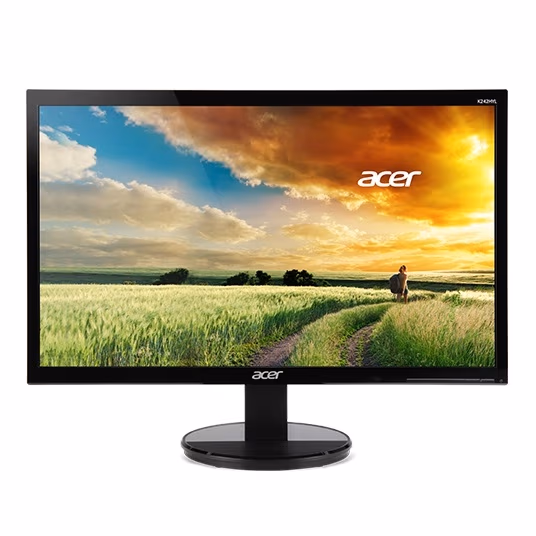 23.8" ACER VA LED K242HYLH Black (1ms, 100M:1, 250cd, 1920x1080, 178°/178°, VGA, HDMI, Audio Line-out, VESA) [UM.QX2EE.H01] 