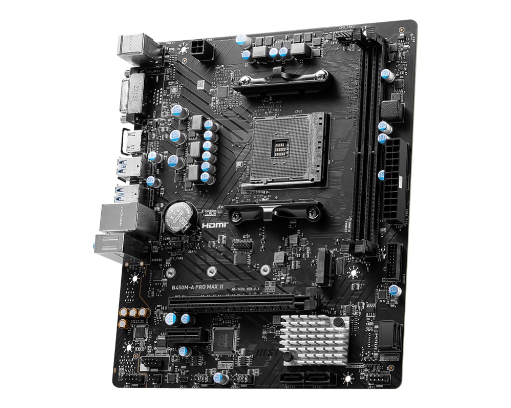 Материнская плата MSI B450M-A PRO MAX II/ AM4/ B450/ DDR4/ mATX photo 3