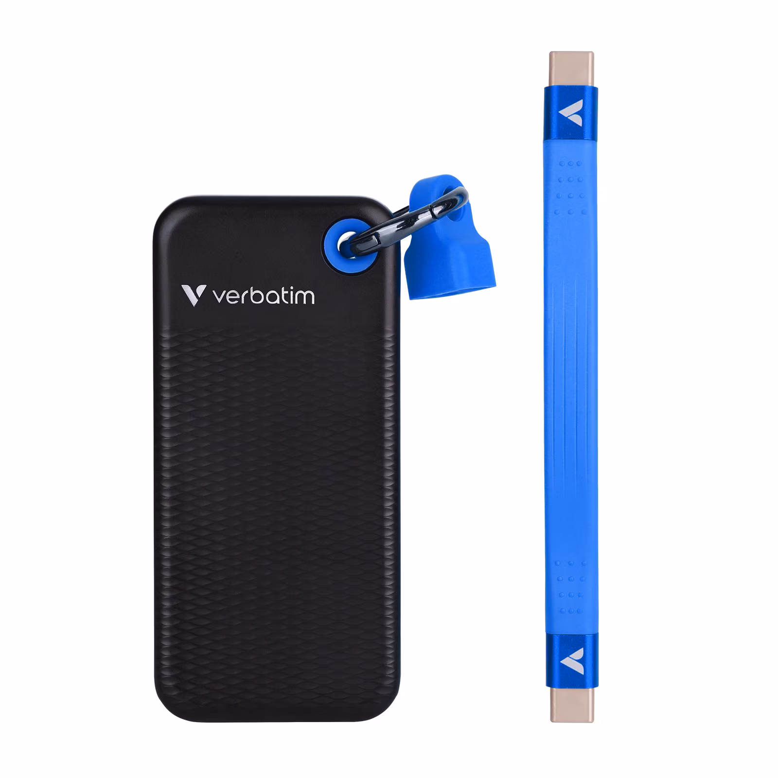 M.2 SSD External Verbatim Pocket / 256GB  / USB 3.2 Gen 2 / Black/Blue