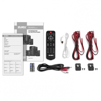 Boxe SVEN MS-2051 / 2.1 / 55W / Bluetooth / FM-tuner / USB & SD card / Black photo 1