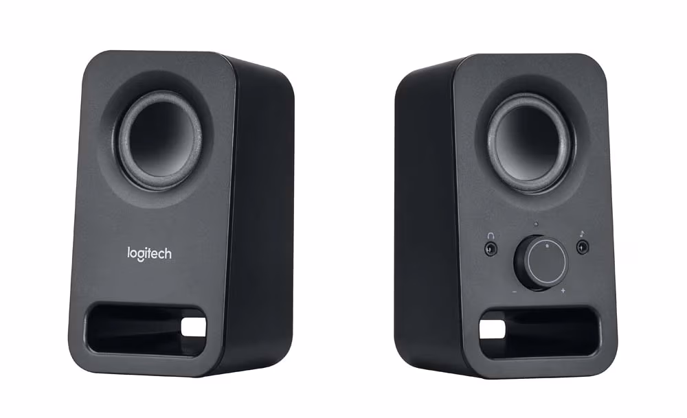 Logitech Z150 Speakers 2.0 ( RMS 3W, 2x1.5W ), Stereo headphone jack, Black 