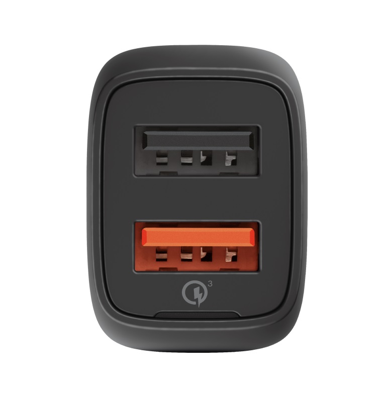 USB Car Charger - Trust Qmax 30W Ultra-Fast Dual USB Car Charger with QC3.0, Fast-charge with up to 12W power or ultra-fast charge with 18W power and QuickCharge 3.0, Total output power (max): A, W 30 photo 4