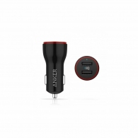 USB автомобильное зарядное устройство Anker PowerDrive 2 / 2-port USB car charger / PowerIQ / 24W / black thumbnav 1
