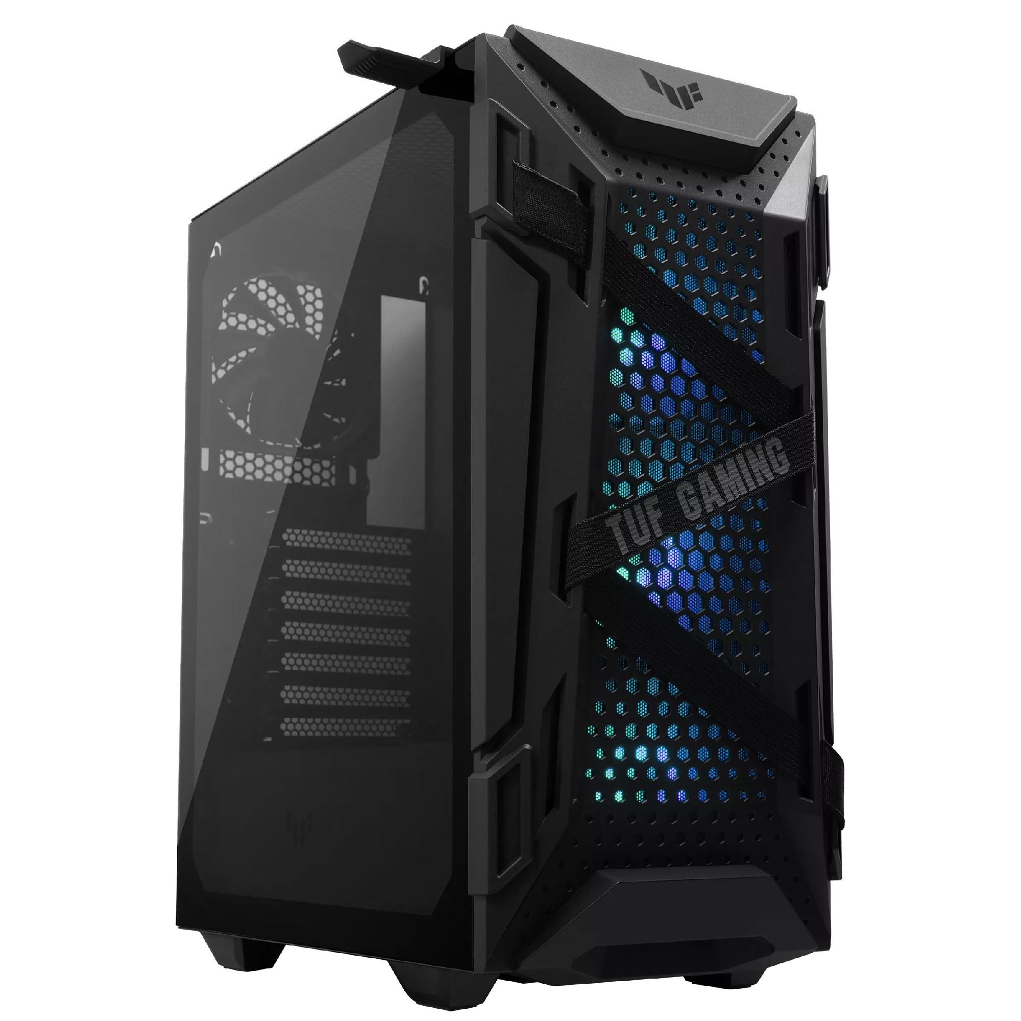 Carcasa ASUS TUF GAMING GT301 / no PSU / 3x120mm ARGB fan+ 1x120mm fan / ATX / Black photo 1