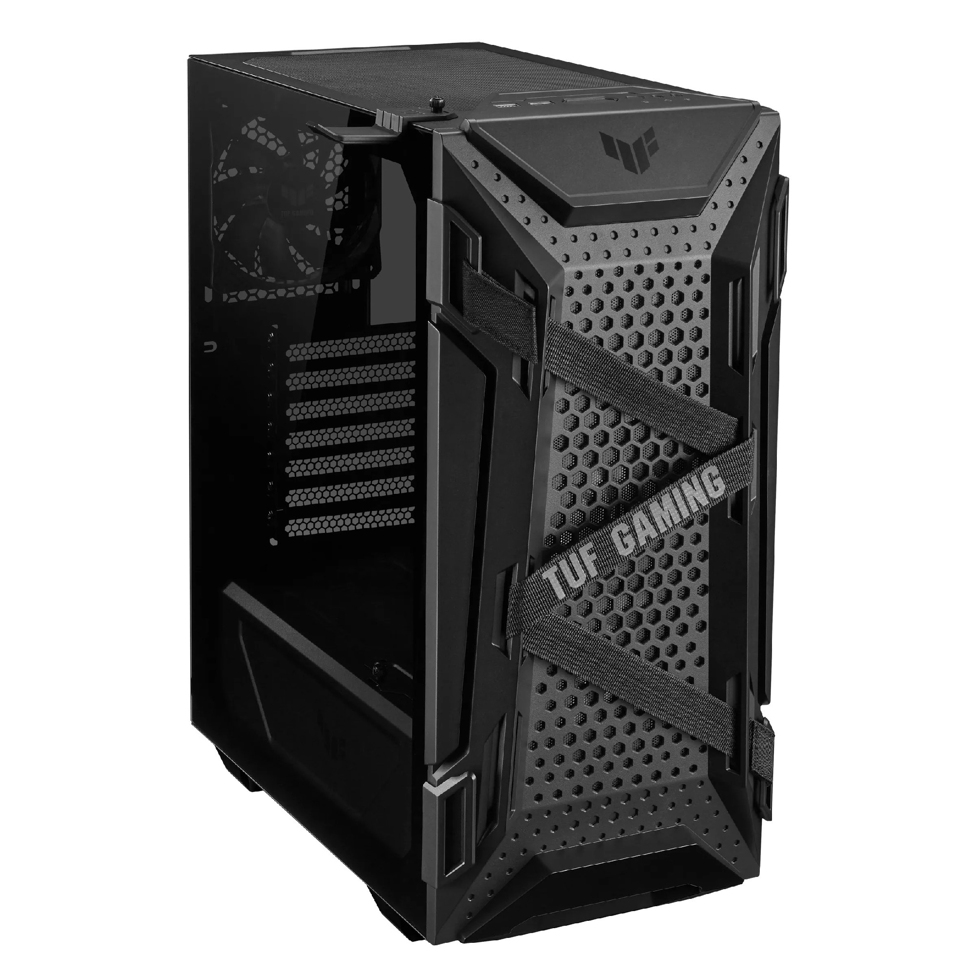 Carcasa ASUS TUF GAMING GT301 / no PSU / 3x120mm ARGB fan+ 1x120mm fan / ATX / Black photo 5
