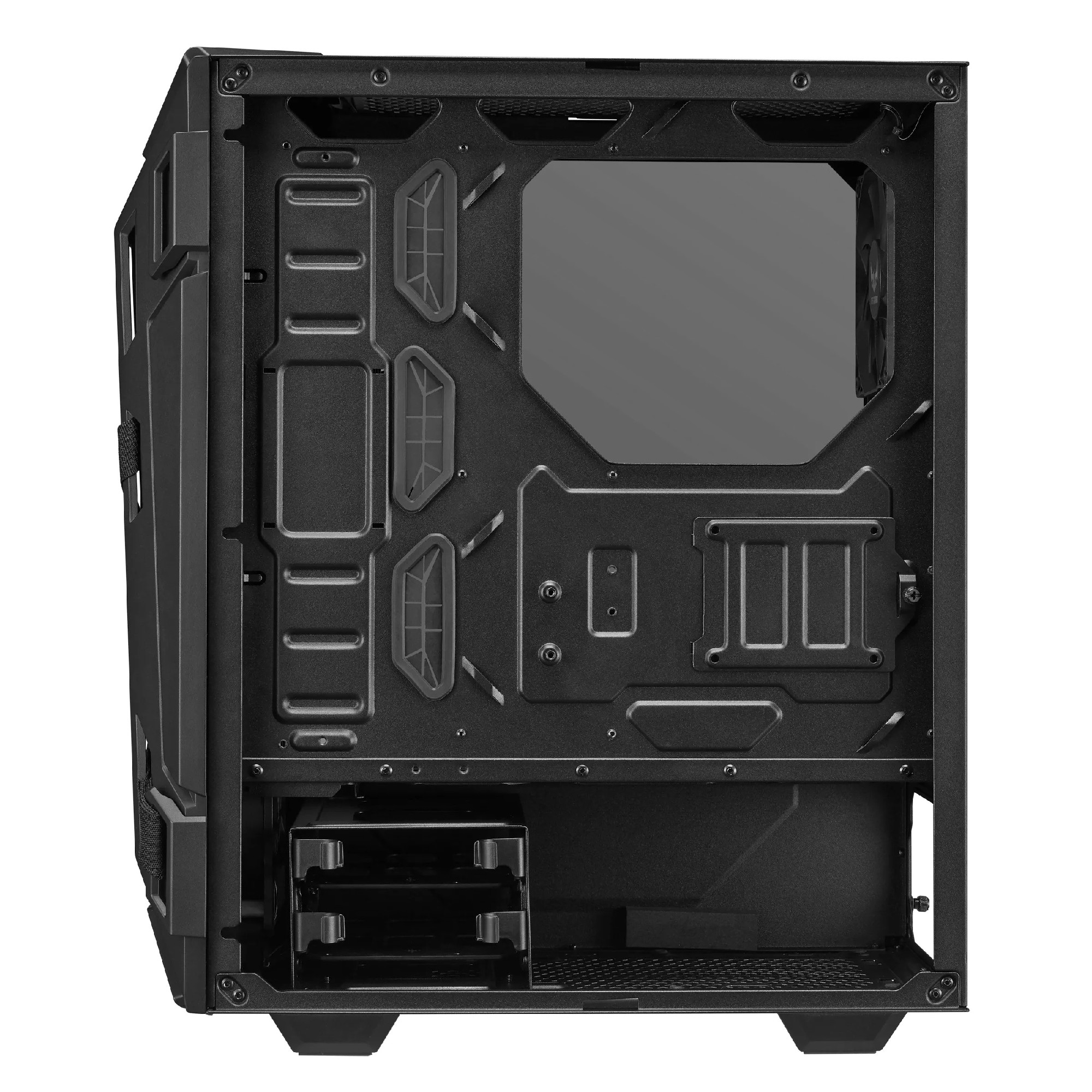 Carcasa ASUS TUF GAMING GT301 / no PSU / 3x120mm ARGB fan+ 1x120mm fan / ATX / Black photo 8