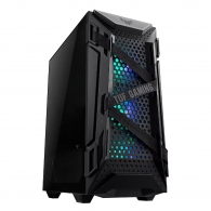 Carcasa ASUS TUF GAMING GT301 / no PSU / 3x120mm ARGB fan+ 1x120mm fan / ATX / Black thumbnav 2