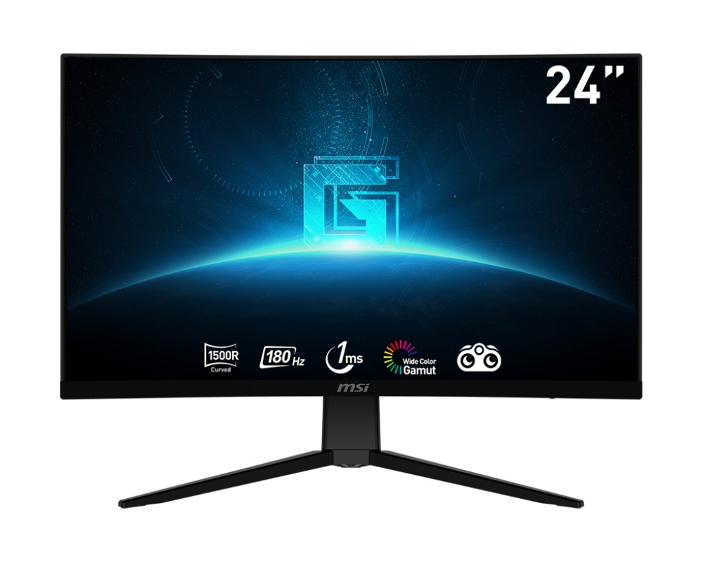 23.8” Monitor Gaming MSI G2422C/ Curved/ 1ms/ 180Hz/ Black photo 1