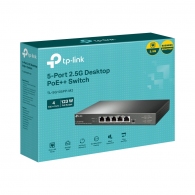 Коммутатор TP-LINK TL-SG105PP-M2/ 5 port / 2.5Gigabit / RJ45 / steel case thumbnav 4