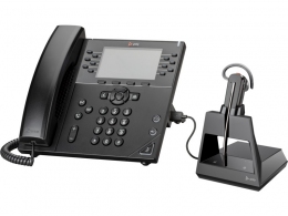 Casti Office + Cablu USB-A la Micro USB Poly Voyager 4245-M /  Black thumbnav 1