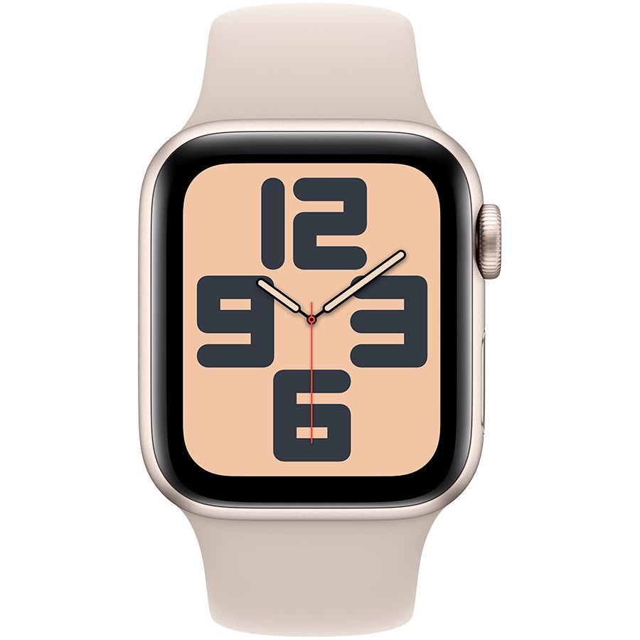 Smart watch Apple Watch SE GPS 40mm Starlight Aluminium Case with Starlight Sport Band - M/L (MR9V3QR/A) 1 GB 1.57 photo 2