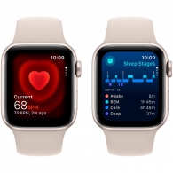 Smart watch Apple Watch SE GPS 40mm Starlight Aluminium Case with Starlight Sport Band - M/L (MR9V3QR/A) thumbnav 5
