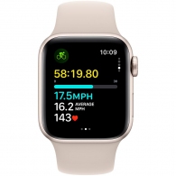 Smart watch Apple Watch SE GPS 40mm Starlight Aluminium Case with Starlight Sport Band - M/L (MR9V3QR/A) thumbnav 6