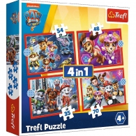Trefl 34374 Puzzles 4In1 Paw Patrol thumbnav 1