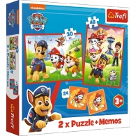 Trefl Puzzles 93337 Команда Щенячьего патруля в действии thumbnav 1