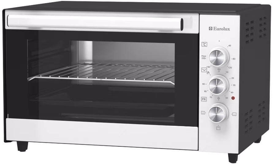 Cuptor electric Eurolux MOEM35B, 35 l, 1300 W, Alb 