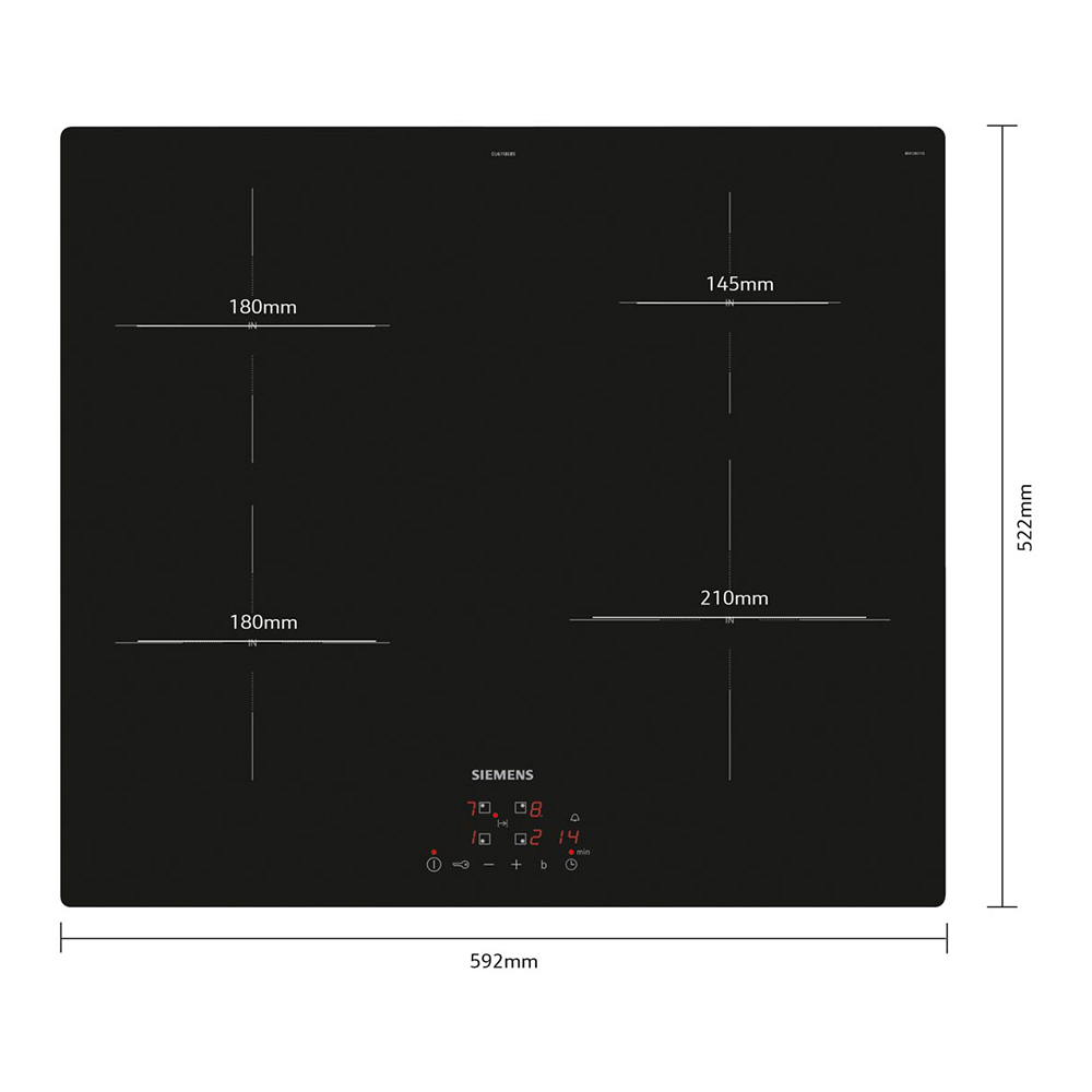 Plita incorporabila inductie Siemens EU611BEB5E photo 7