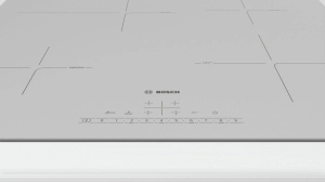 Встраиваемая индукционная панель Bosch PUF612FC5E, 4 конфорок, Белый