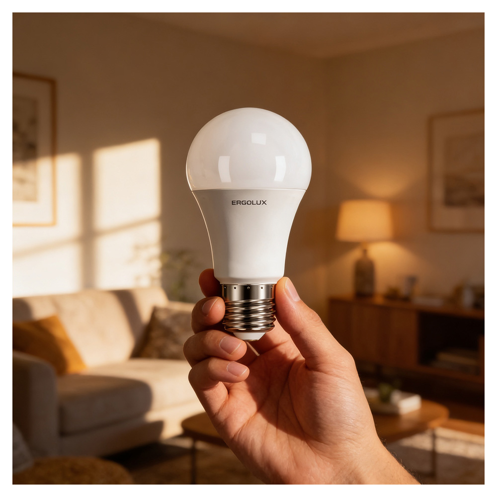 Bec LED Ergolux LED A60 17W E27 4500K 13180  photo 7