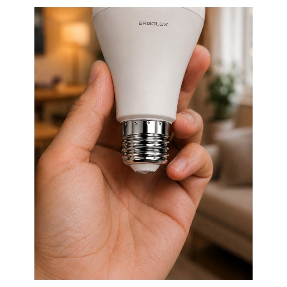 Bec LED Ergolux LED 12151 A65 20W E27 4500K  photo 6