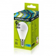 Светодиодная лампа Ergolux G45 9W E14 45K thumbnav 4
