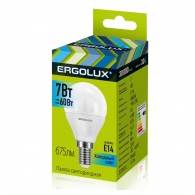 Bec LED Ergolux LED G45 7W E14 4500K thumbnav 4