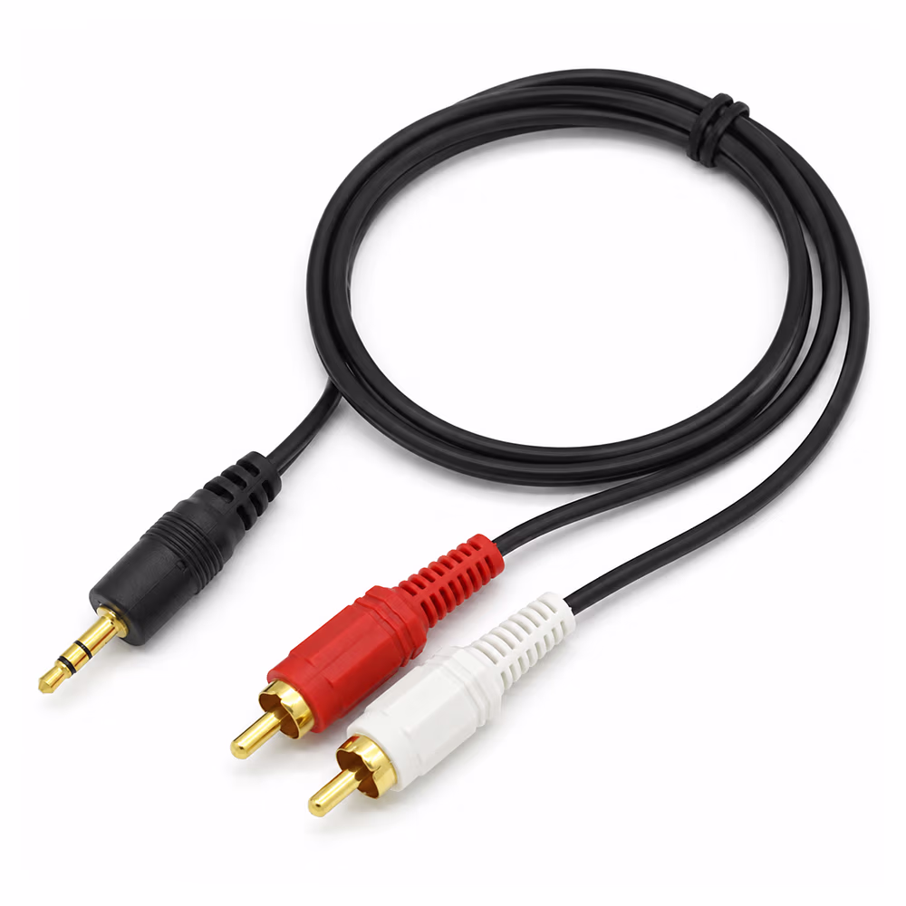 Cablu 3.5mm - RCA Eurolux 1017 RCA-JACK 1.5 M 