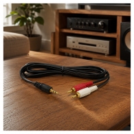 Кабель 3.5mm - RCA Eurolux 1017 RCA-JACK 1.5 M thumbnav 5
