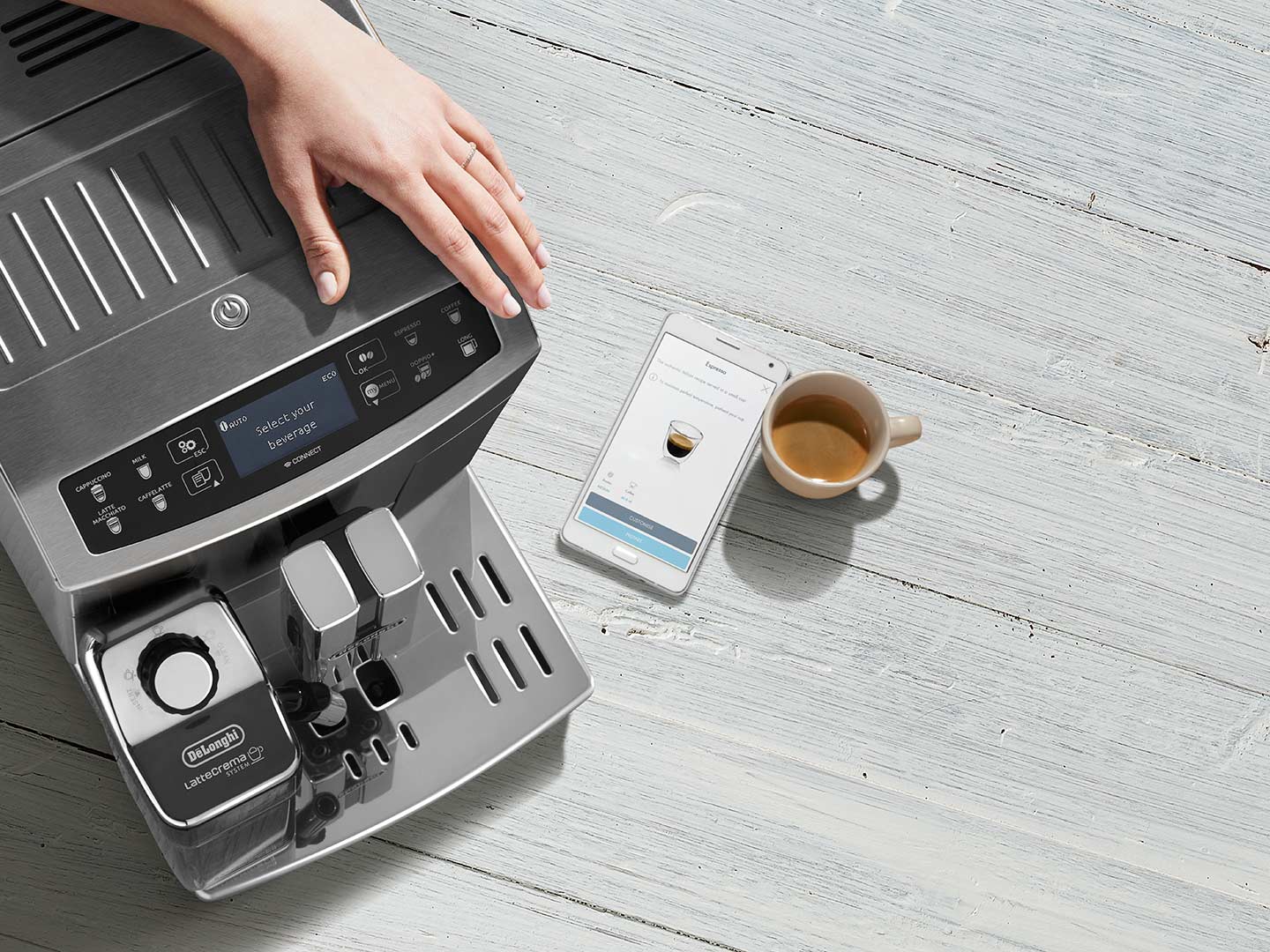 Aparat de cafea Espresso Delonghi ECAM 510.55.M  / 19 bar / Espresso photo 5