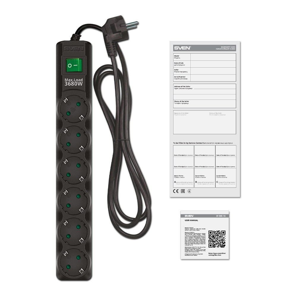 Prelungitor Sven SF-06E-16 5m/6p photo 5