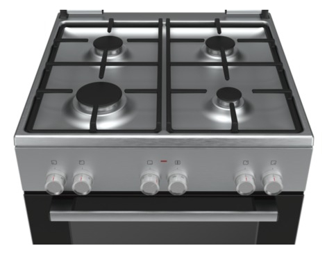 Газовая плита Bosch HGD625255Q / 4 конфорок / 60 см / Нержавеющая сталь photo 2