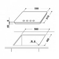 Встраиваемая  газовая панель Whirlpool GOA6425S thumbnav 3