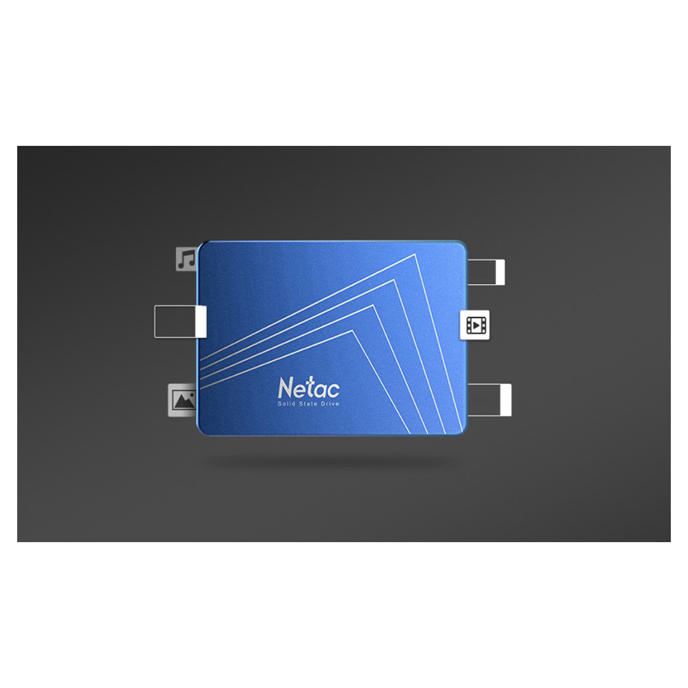 Внешний M.2 SSD диск Netac N535S 2.5 SATAIII 3D NAND SSD 480GB, R/W photo 7