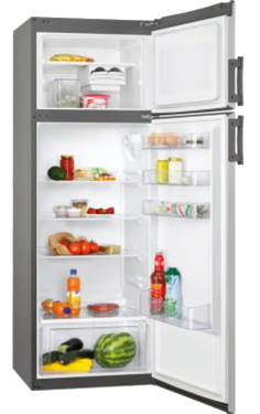Frigider cu doua usi Midea ST145S / 204 l / 144 cm / A+ / Gri photo 2