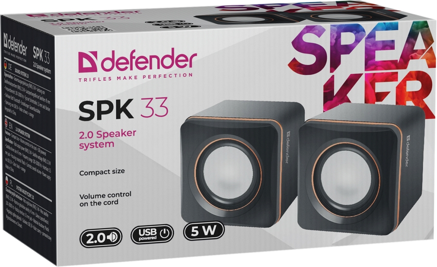 Акустическая система Defender SPK33USB5W photo 2