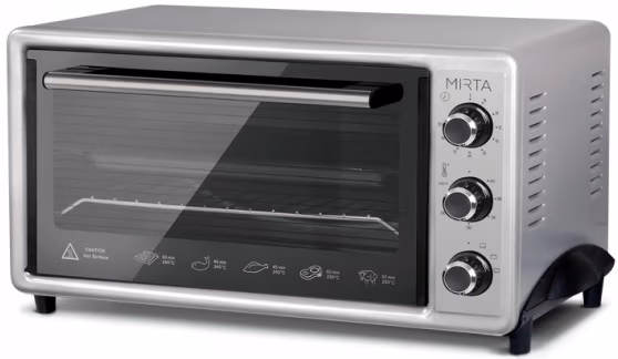 Cuptor electric Mirta MO0045X, 45 l, 1450 W, Gri 