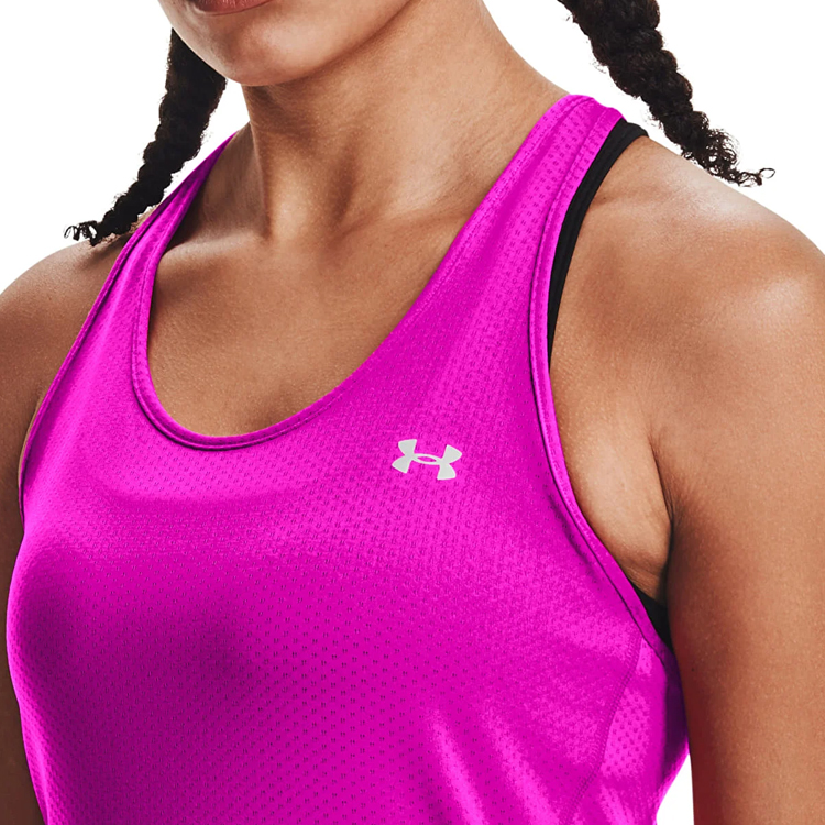 Maiou Under Armour UA HG Racer Tank / Femei / LG / Roz photo 5