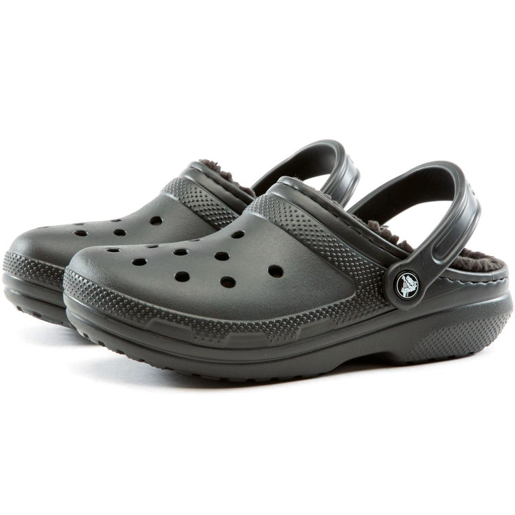 Slapi Crocs Classic Lined Clog pt Barbati / 43-44 / Negru photo 2