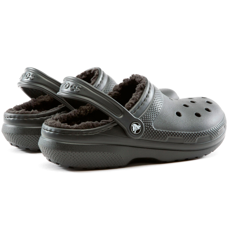Slapi Crocs Classic Lined Clog pt Barbati / 43-44 / Negru photo 3