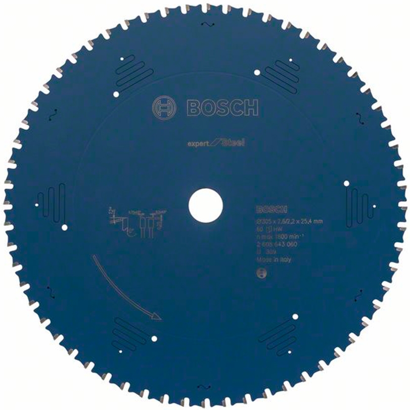 Пильный диск Bosch EX SL B 305x25.4-60, 2608643060 photo 1