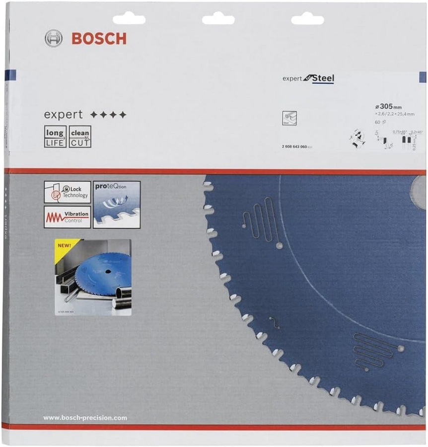 Пильный диск Bosch EX SL B 305x25.4-60, 2608643060 photo 2